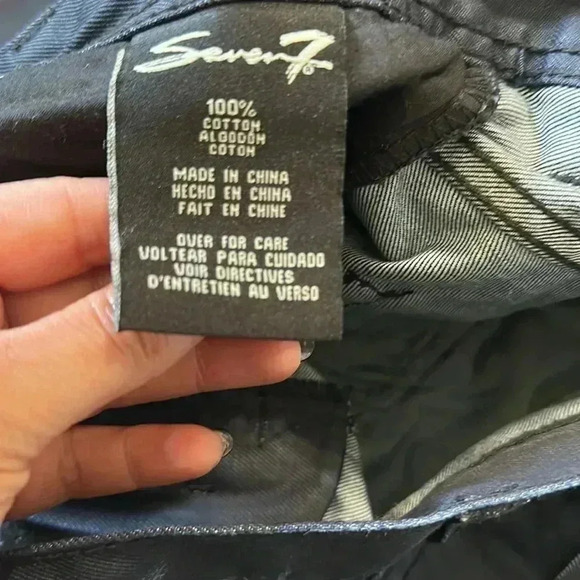 Seven 7 dark wash jeans straight leg jeans size 30x30 - Picture 5 of 6